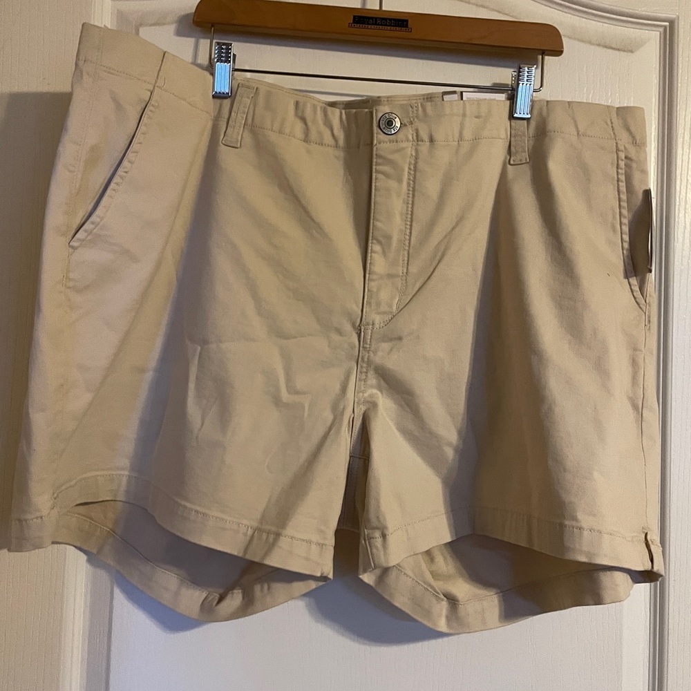 NWT STS‎ Blue Leann Tan Trouser Short Mid Rise Shorts 24W Preppy Casual Basic